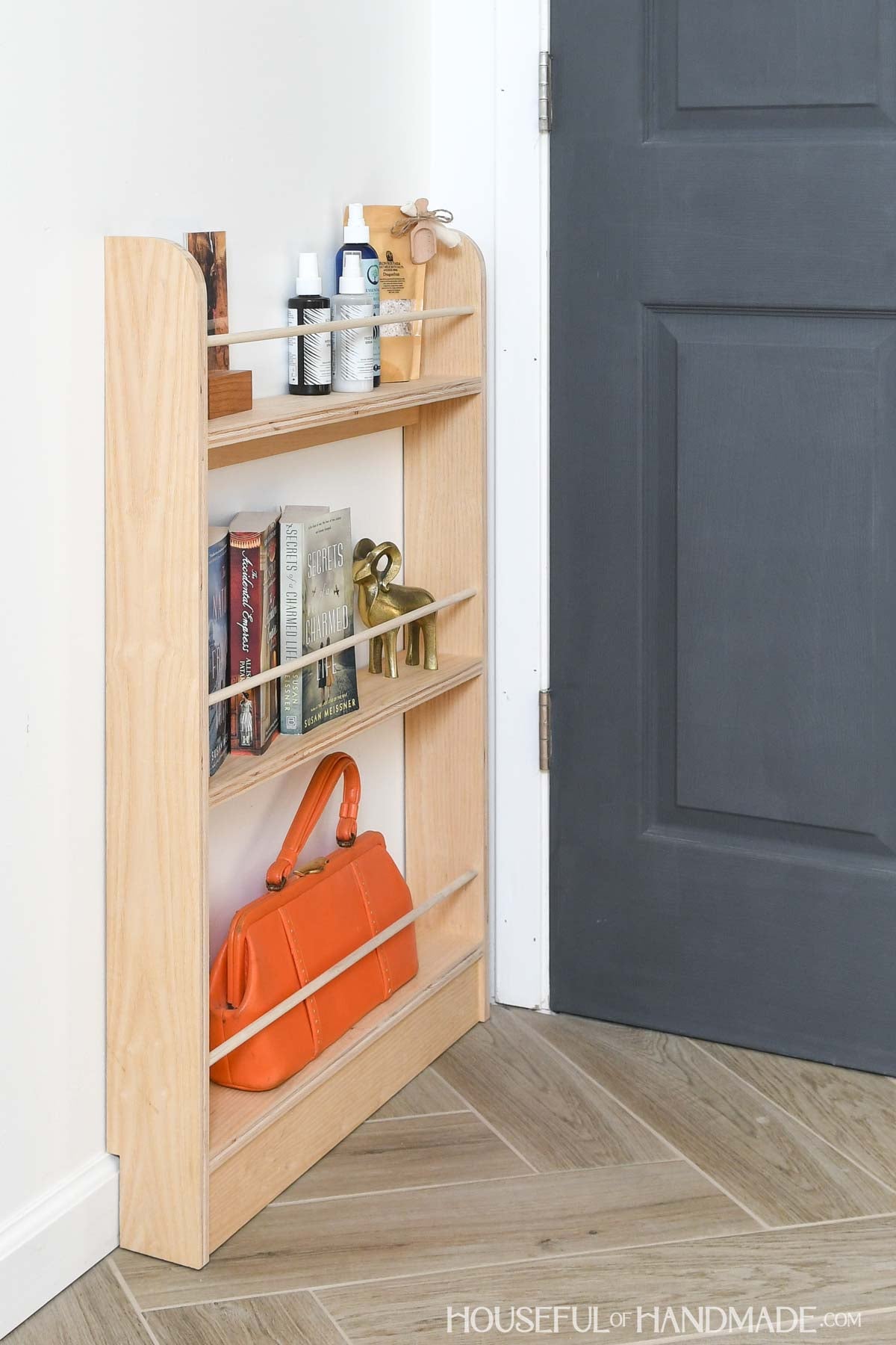 Behind the Door Shelf Woodworking Plans