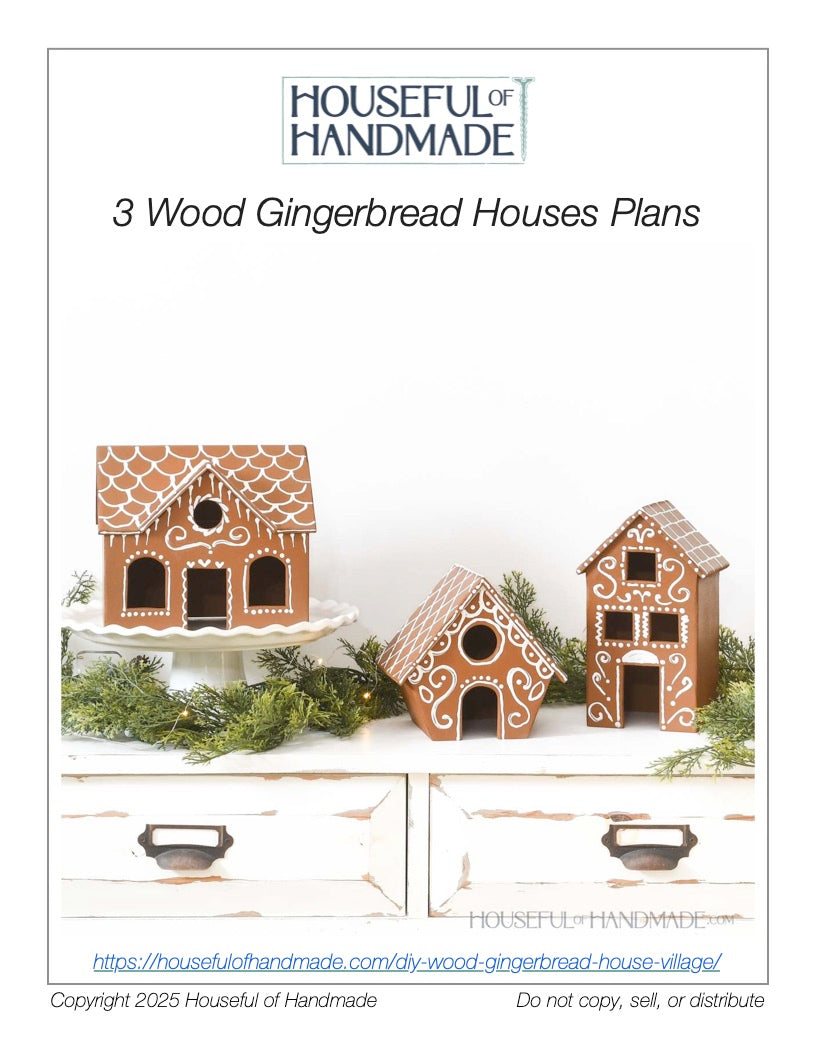 Wood Gingerbread Houses Woodworking Plans