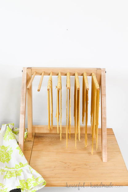 Fold-up Pasta Drying Rack Woodworking Plans