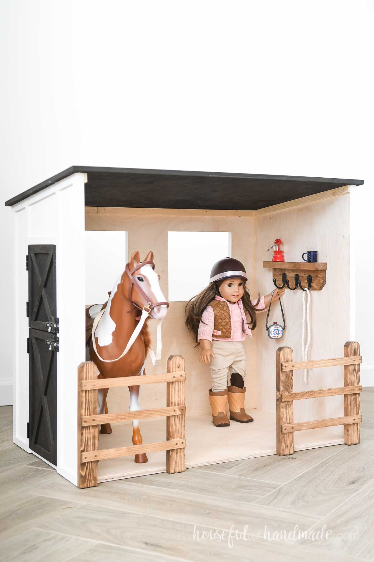 Horse Stable Dollhouse Woodworking Plans