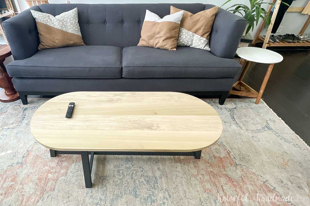 Asymmetrical Coffee Table Woodworking Plans