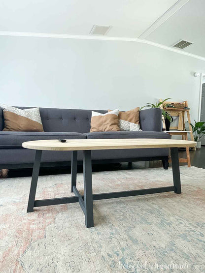 Asymmetrical Coffee Table Woodworking Plans