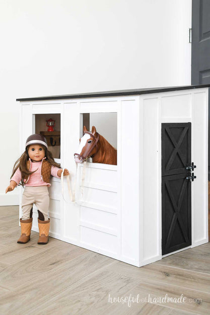 Horse Stable Dollhouse Woodworking Plans